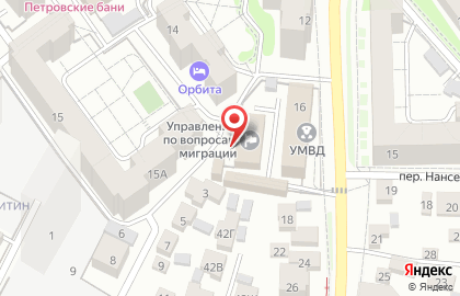 Отдел по вопросам миграции управления МВД России по г. Воронежу на карте