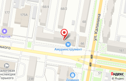 Компания Амур Инструмент Центр на улице Горького на карте