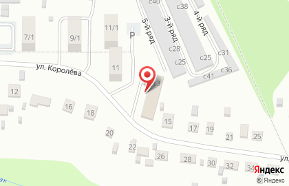 Продуктовый магазин Коралл на улице Королёва на карте