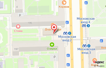 Роспечать, Московский район на Московском проспекте на карте