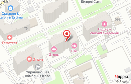 Лаундж-бар Ёжик в Тумане на карте