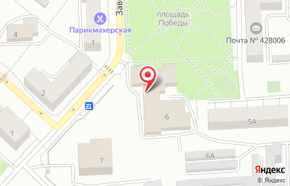 Парикмахерская Семейная на площади Победы на карте