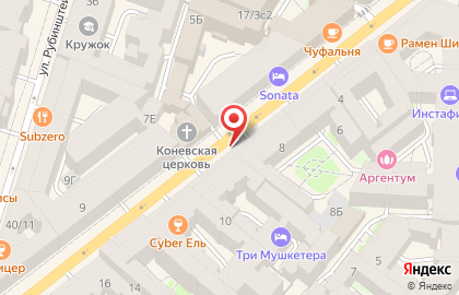 Салон красоты ЦирюльникЪ на ​Загородном проспекте на карте