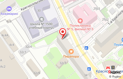 Студия маникюра IN YOUR ARMS в Красносельском районе на карте