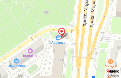 Автосервис Евромойка в Останкинском районе на карте