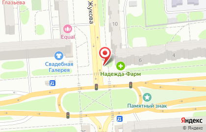 Магазин живого пива Хмель и Солод в Коминтерновском районе на карте