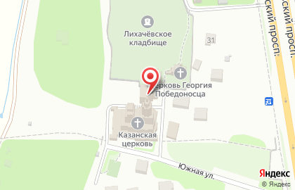 Храм Казанской иконы Божией Матери в Москве на карте