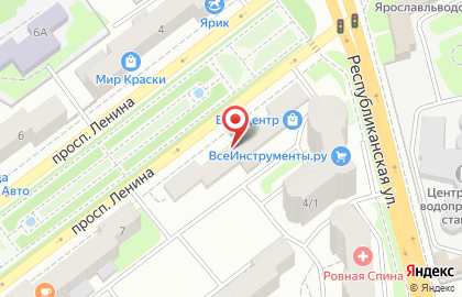спорт бар на проспекте Ленина на карте