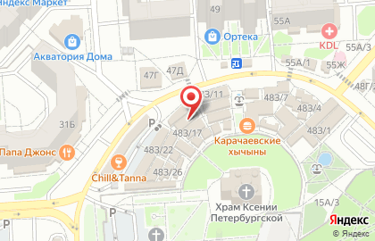 Киоск по продаже фруктов и овощей в Воронеже на карте