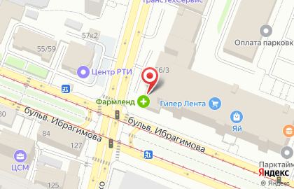 Терминал Газпромбанк на улице Пархоменко на карте