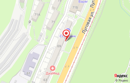 СберБанк на Луговой улице, 69 на карте