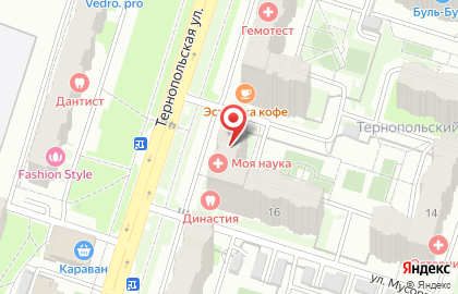 Мини-маркет Пив & Ко на Тернопольской улице на карте