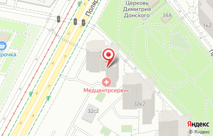 Медицинский центр в Москве на карте