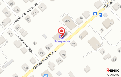 Гостиница Лазоревая на карте