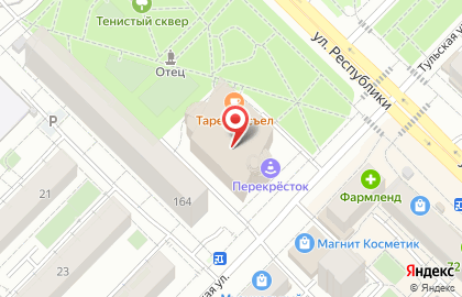 Грузовой поток Тюмень на карте