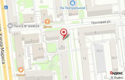 Нотариус Кудинова Л.А. на карте