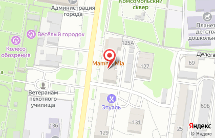 Салон сотовой связи Мегафон на проспекте Ленина на карте