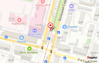 Цветочный салон Экспресс Букет 24 на Большой Садовой улице на карте
