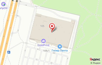 Гипермаркет Лента в Волгограде на карте