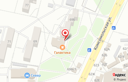 Кафе Галактика в Центральном районе на карте