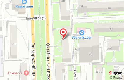 Салон штор КараваН на Октябрьском проспекте на карте