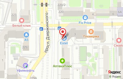 Салон дверей Estet на проспекте Дзержинского на карте