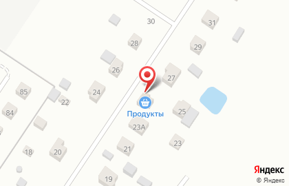 Магазин товаров смешанного типа на Солнечной улице на карте