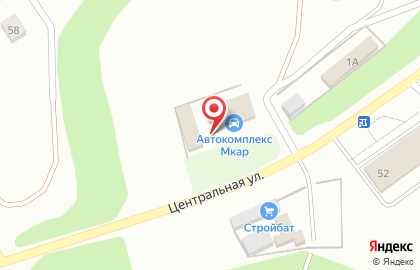 Служба аварийных комиссаров на Центральной улице на карте