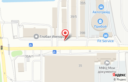 АвтоРио на улице Генерала Доватора на карте