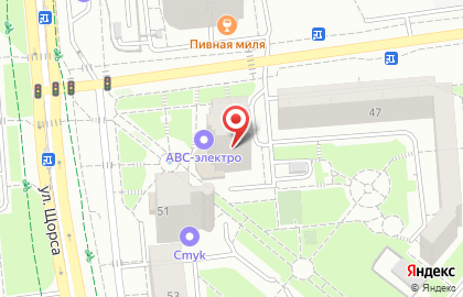 ТЦ Енисей на улице Щорса на карте