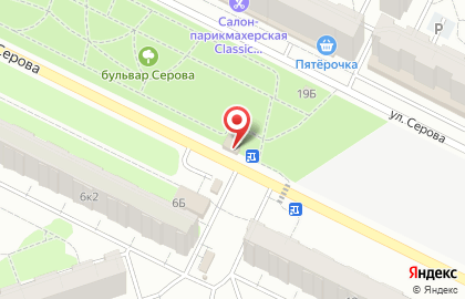 Продуктовый магазин Столица в Московском районе на карте