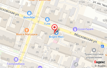 Абхазия на Московской улице на карте