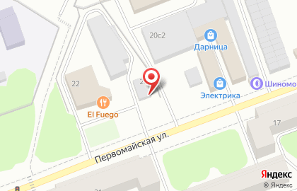 Садовый центр Пчёлка на Первомайской улице на карте