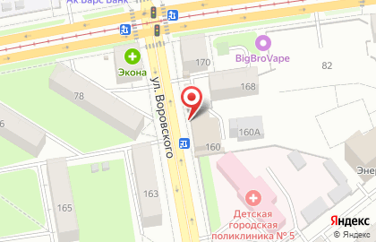 Магазин разливного пива Пенная коллекция на улице Воровского на карте