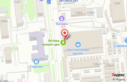Кафе быстрого питания Донер хаус на Красноармейской улице на карте
