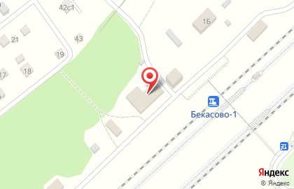Бекасово-1, железнодорожная станция на карте