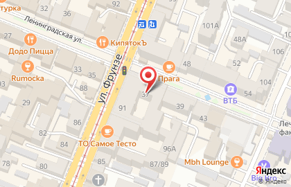 Японский ресторан Тануки на Ленинградской улице на карте