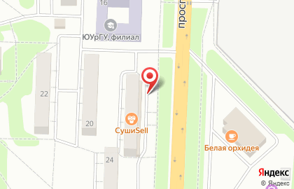 Лилия на проспекте Октября на карте