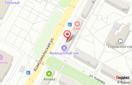 Салон-парикмахерская Французский Лик на карте