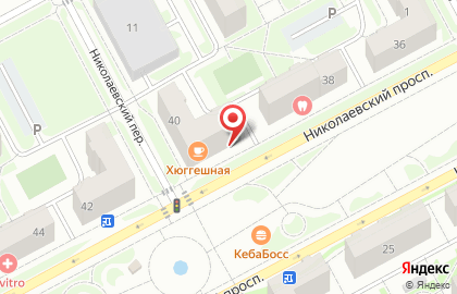 Супермаркет Пятёрочка на Николаевском проспекте на карте