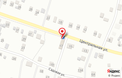 Полина на Центральной улице на карте