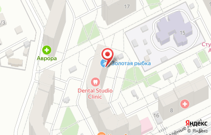 Детский акваклуб Золотая рыбка на карте