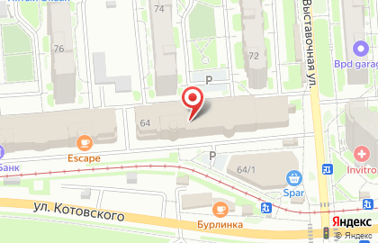 Сеть супермаркетов Мария-РА в Горском микрорайоне на карте