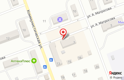 Аптека Эконом Класса на улице А.Матросова на карте