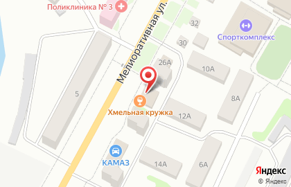 Аптека Здравница на Мелиоративной улице на карте
