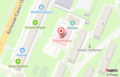 Колмово на Большой Санкт-Петербургской улице на карте