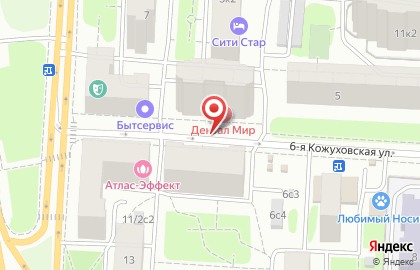 Клуб Разумных Покупателей на 6-й Кожуховской улице на карте