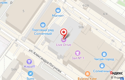 LiveDrive на карте