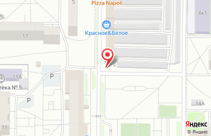Шиномонтажная мастерская в Железнодорожном районе на карте