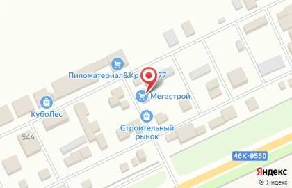 Магазин строительных товаров МегаСтрой на карте